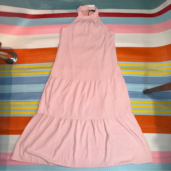 PrettyGarden Elegant Pink Halter Dress Women’s Size Small - Picture 1 of 5